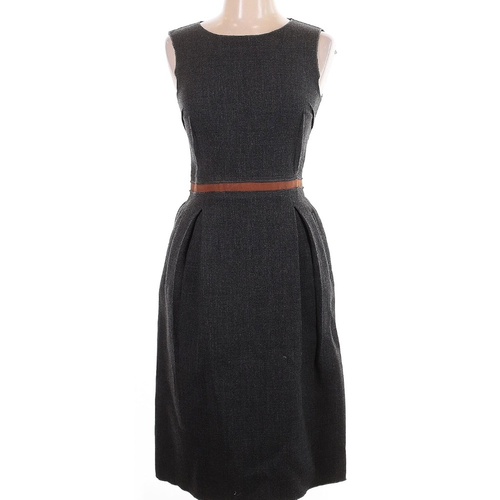 Dolce & Gabbana Gray Sheath Midi Dress for Work